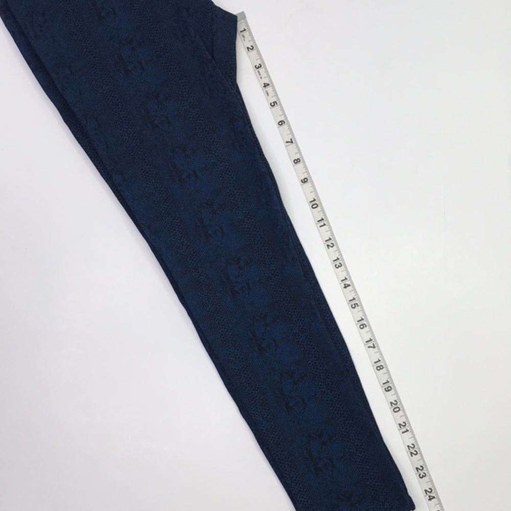 JOIE Keena Snake Skin Print Blue & Black Legging Sz M - Picture 11 of 11